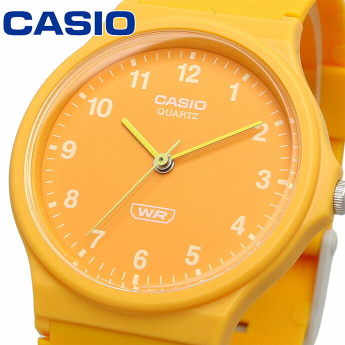 CASIO MQ-24B-9B Watch Biomass Plastic Band Unisex Orange Yellow New without Box