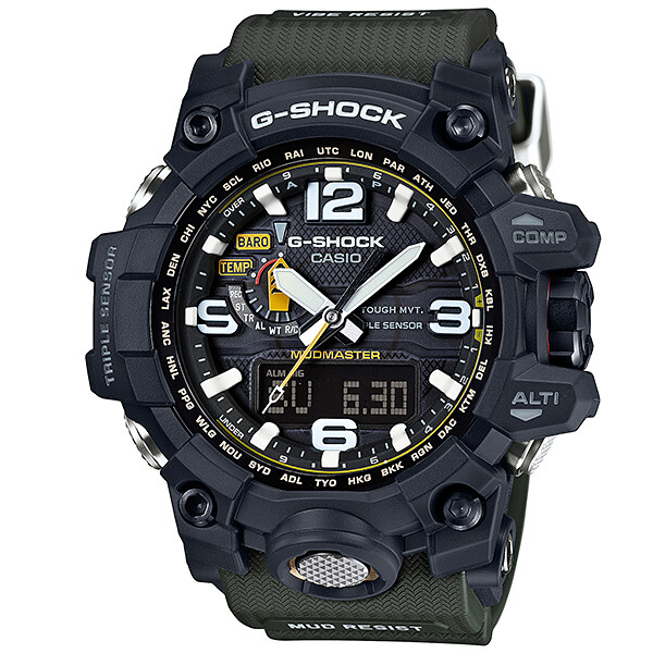CASIO G-SHOCK GWG-1000-1A3JF Analog & Digital Quartz Solar Powered Black Green