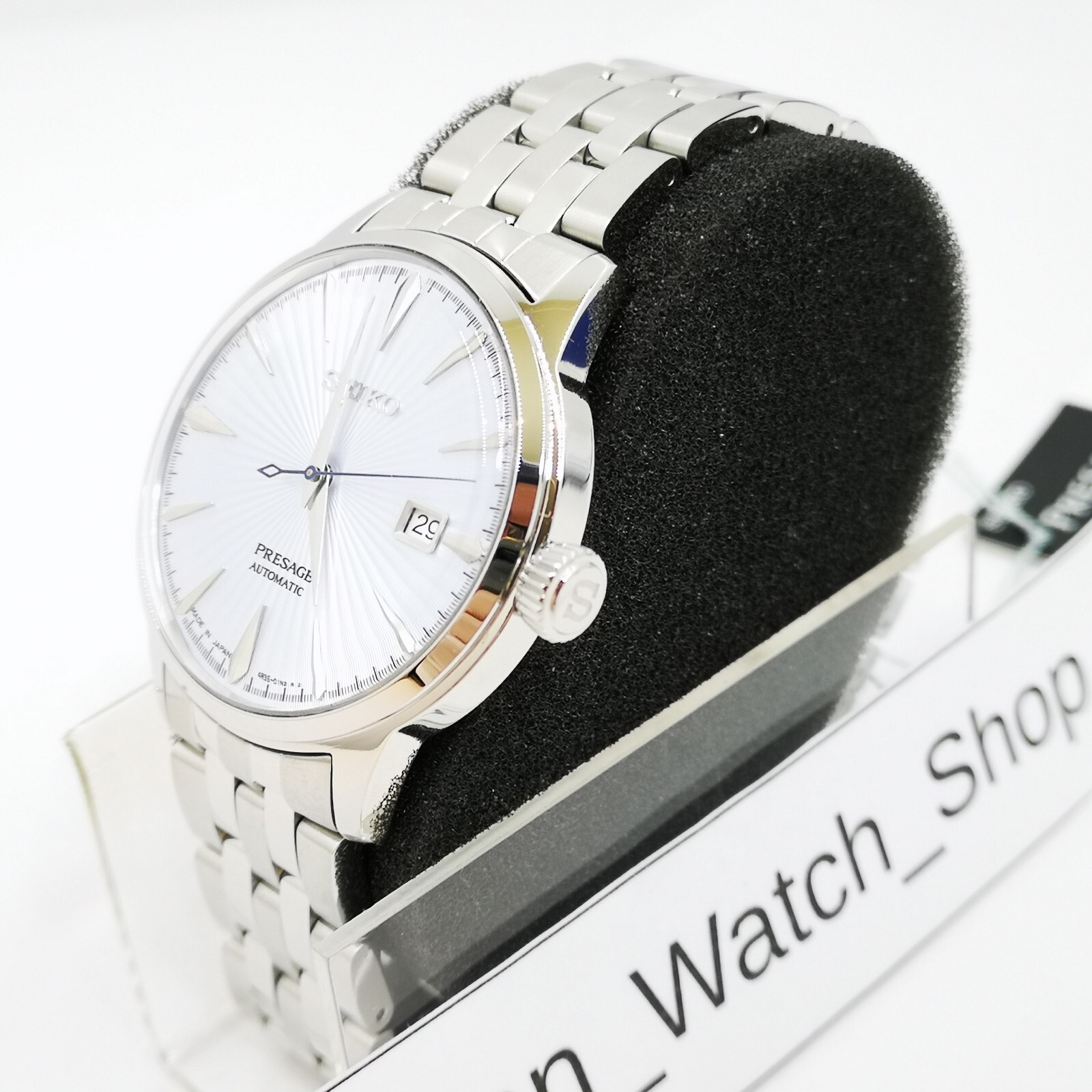 SEIKO PRESAGE BASIC SARY161 Ice Blue Skydiving Automatic Men’s Watch New in Box