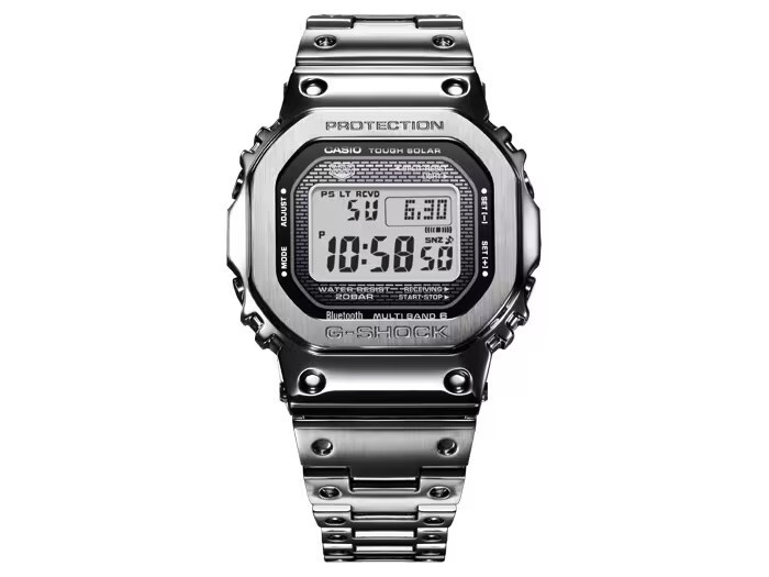 NEW Casio G-Shock FULL METAL Bluetooth World Time Digital Mens Watch GMWB5000D-1