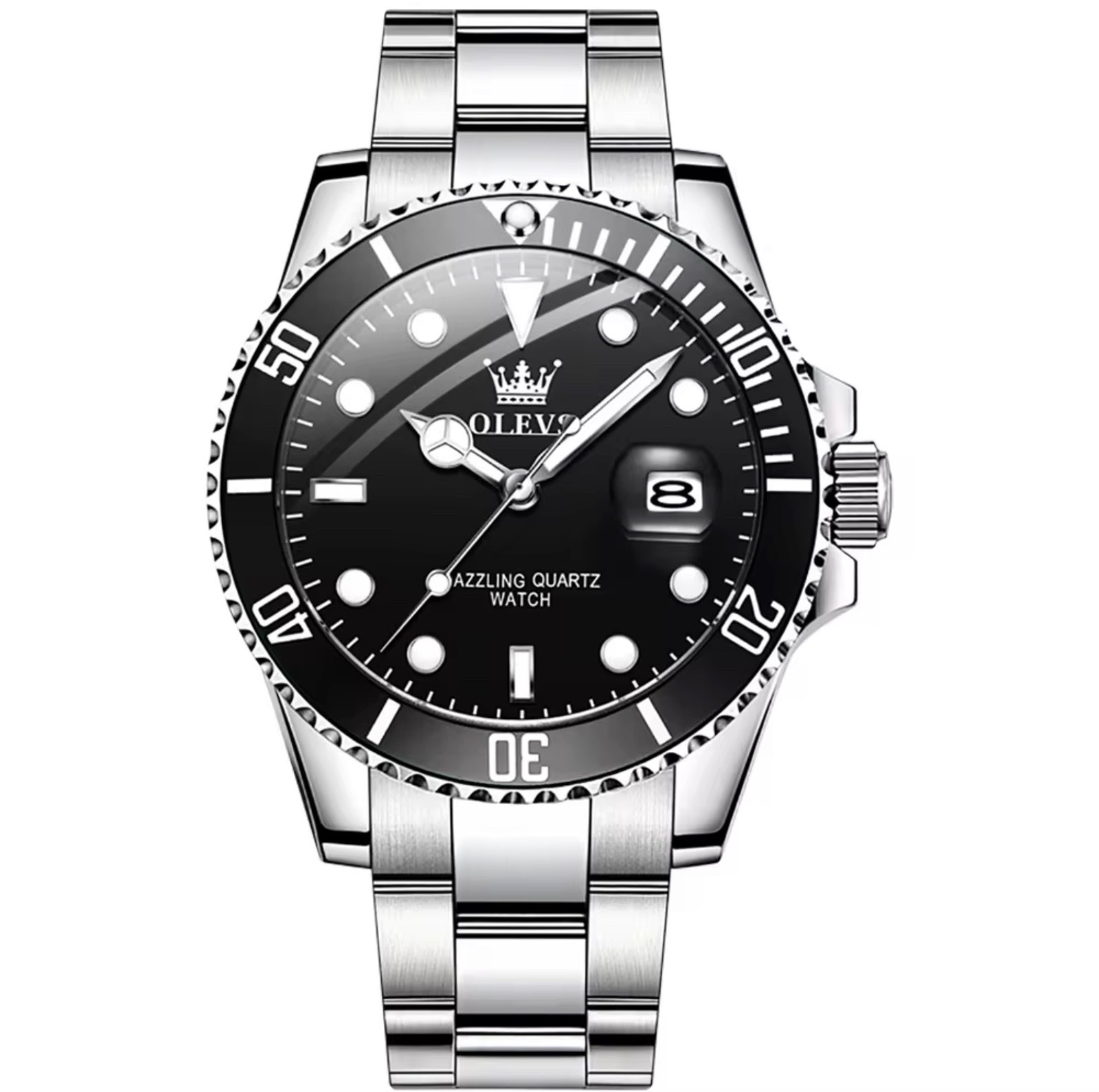 Olevs mens watch quartz Date window waterproof great Gift Idea