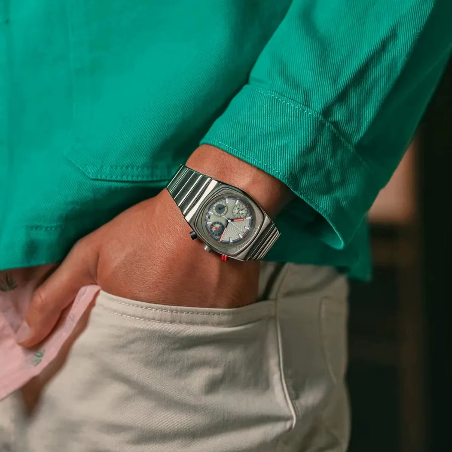 CILOA Men Retro Automatic Movement Steeldive Stainless Steel Waterproof Luxury