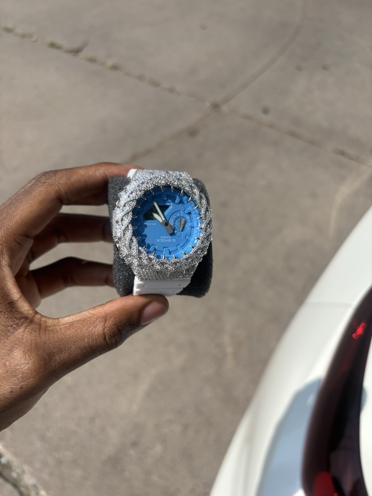 Custom Iced Out Casio G-Shock GA-2100 Watch
