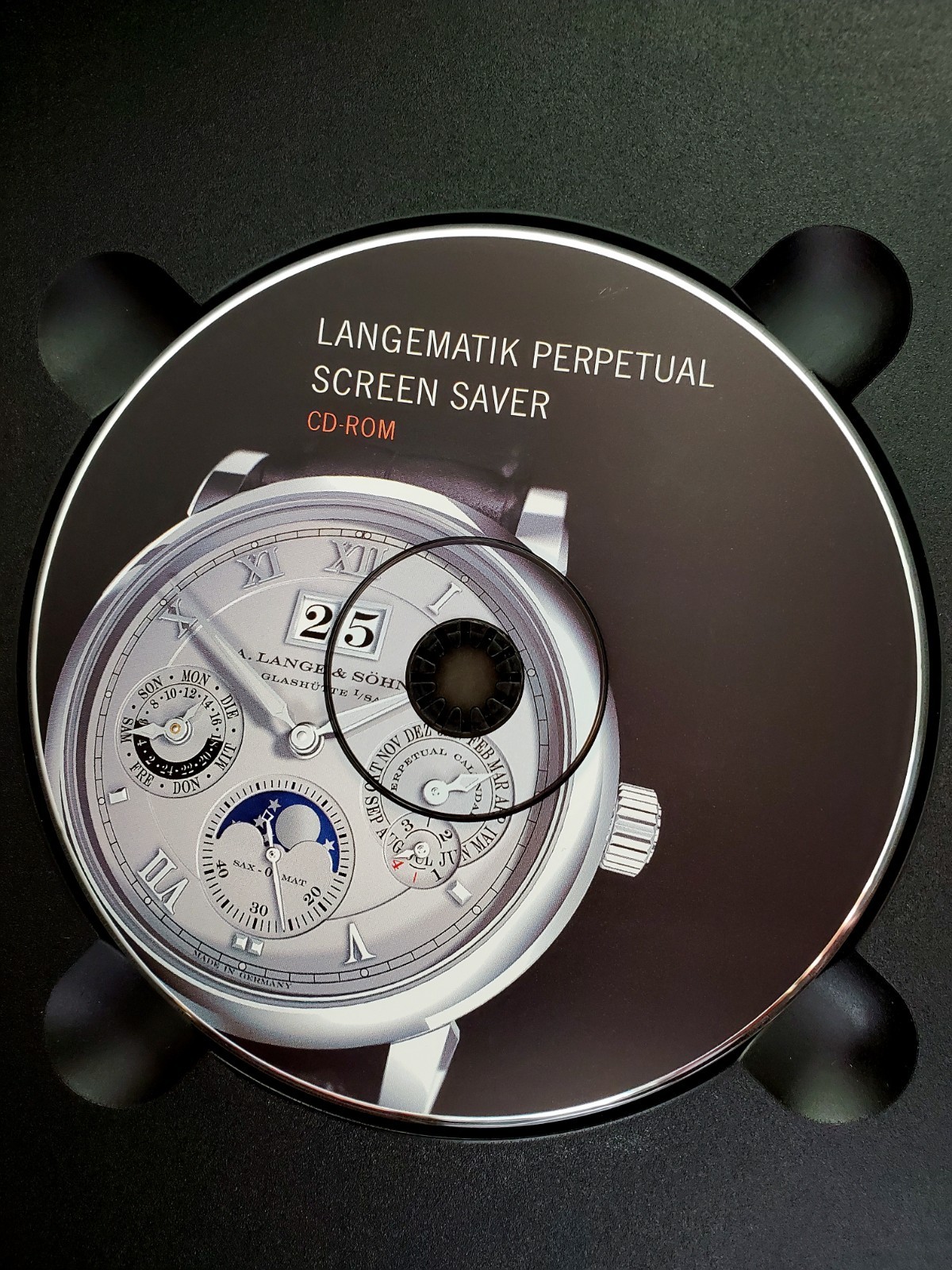 A Lange & Sohne Animations Langematic Perpetual VIP Press Kits 2006 DVD & CD