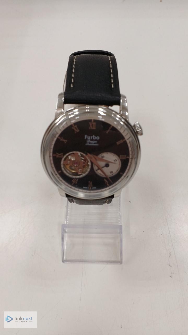Furbo NF02W Men’s Automatic Watch Leather/Fabric Strap