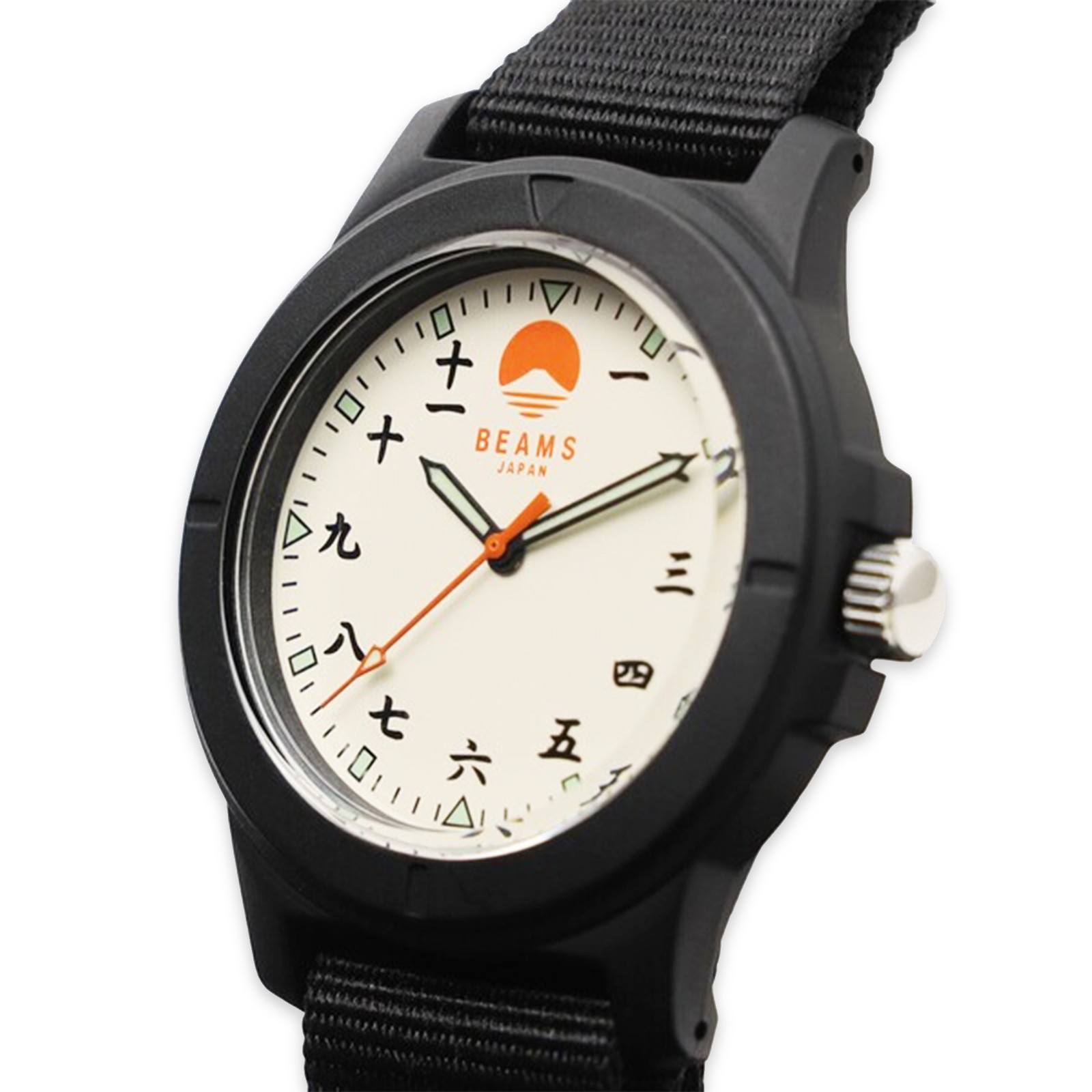 BEAMS Original Watch Kanji Mt Fuji Made In Japan Special Limited Edition New