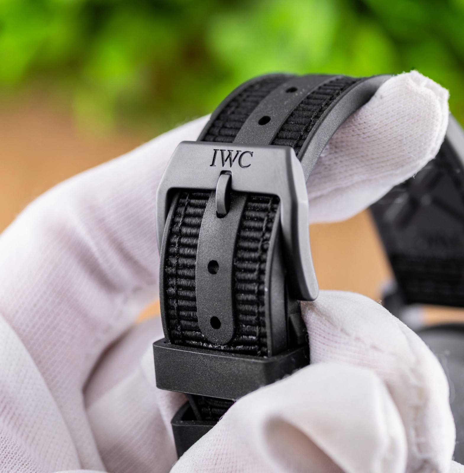 IWC Pilot’s Watch Double Chronograph Top Gun Ceratanium IW371815 w/ Box & Papers