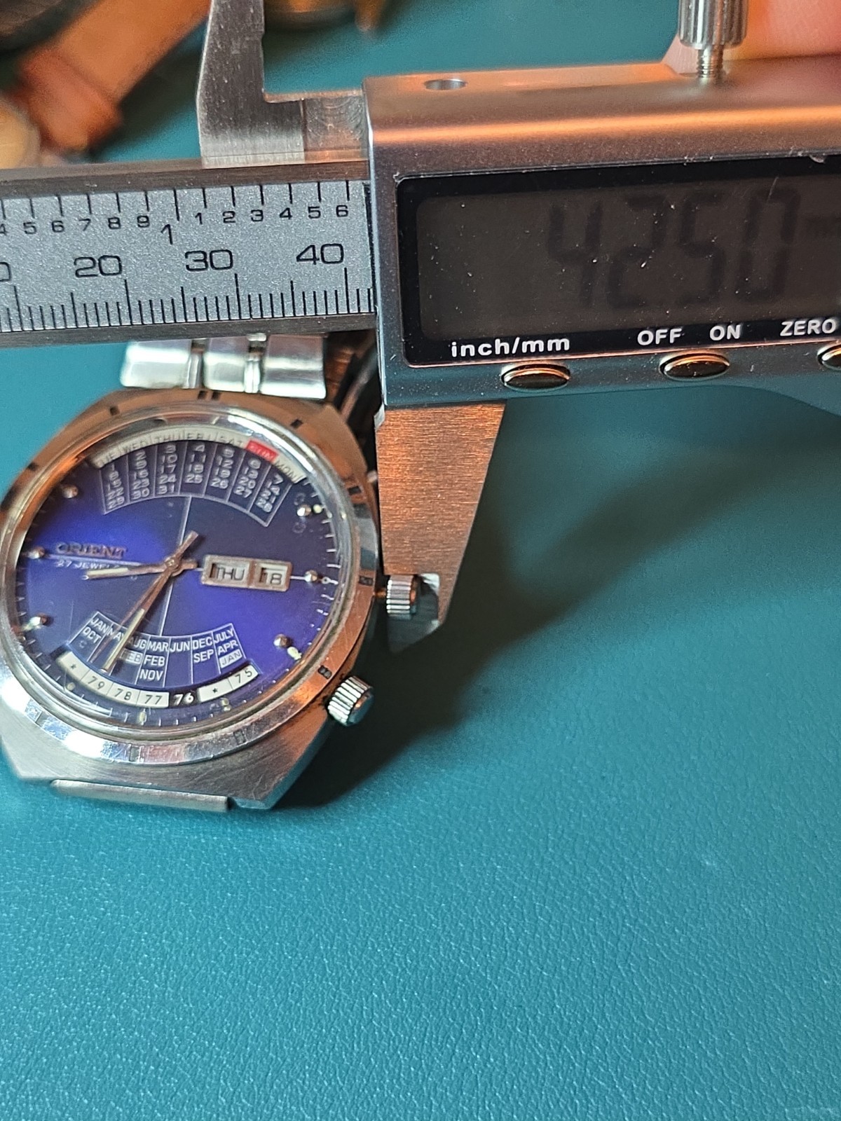 Orient Men’s Automatic Stainless Steel Watch Blue Dial