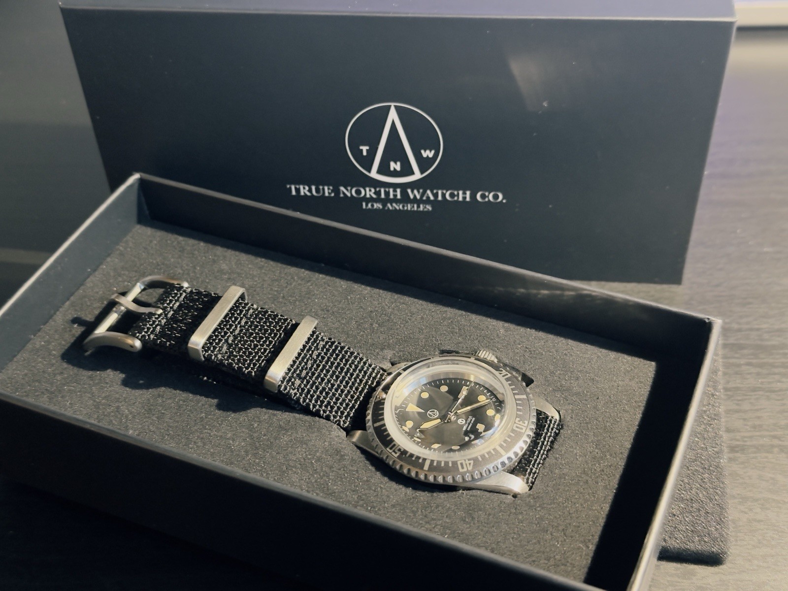 True North Watch Co. Combat Diver 40mm Automatic 100m Black Dial