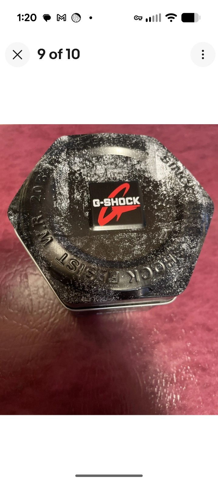 Casio G-Shock GA2100VB-1A Casio Virtual World Carbon Core Men’s Ana-Digi Watch