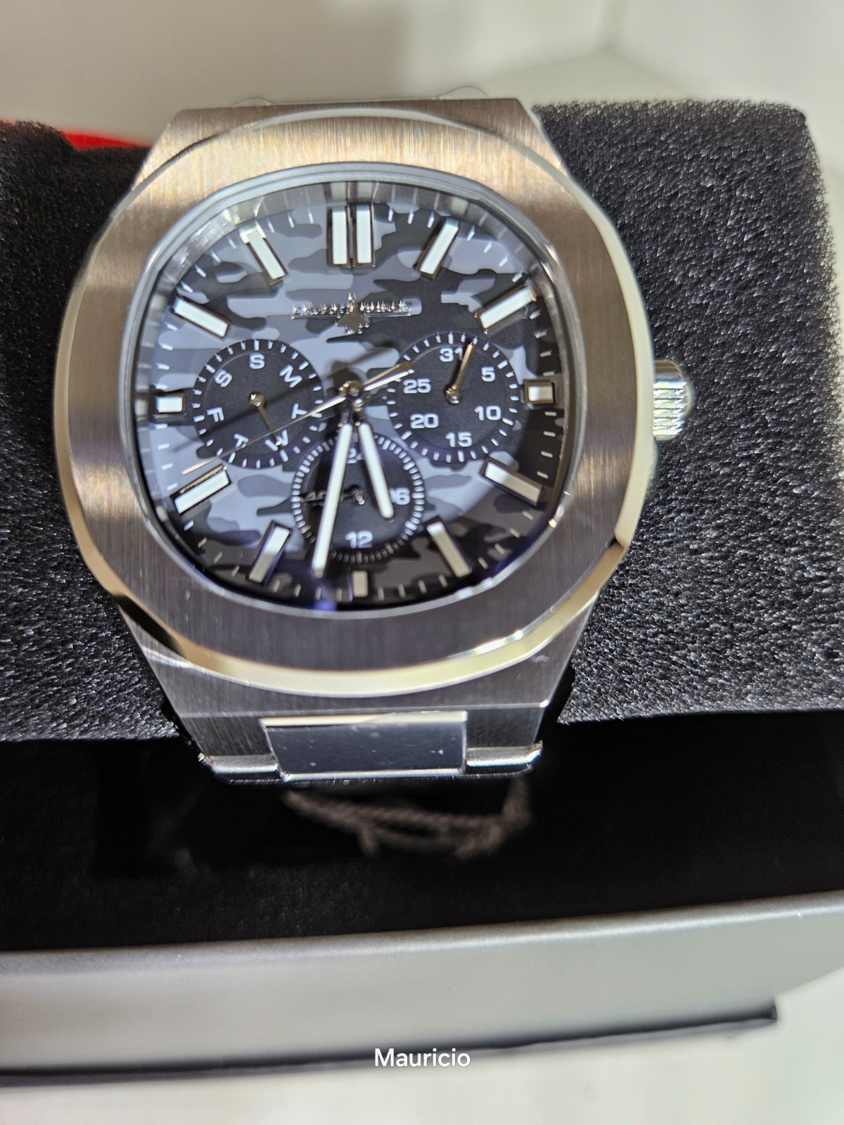 CHASE DURER MEN’S WATCH,41mm STEEL CDW-0167, NEW WITH BOX AND TAGS