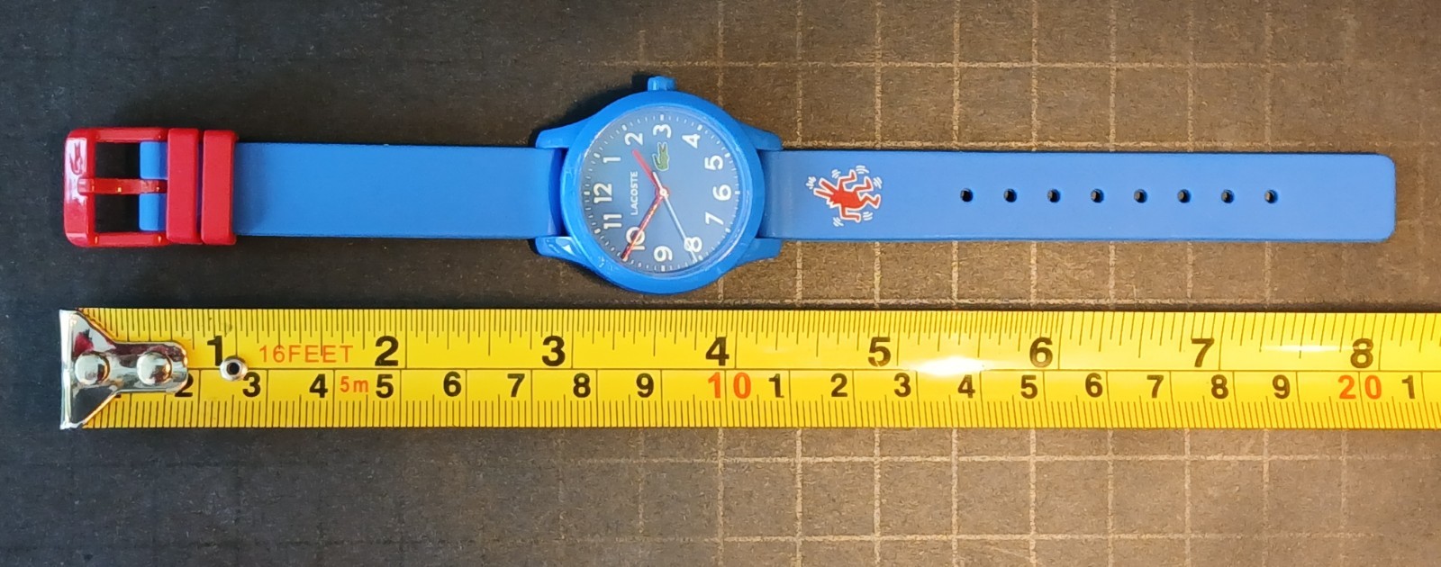 Lacoste x Keith Haring “Dancing Dog” Watch 12.12 Model 2030014 Works Great Rare