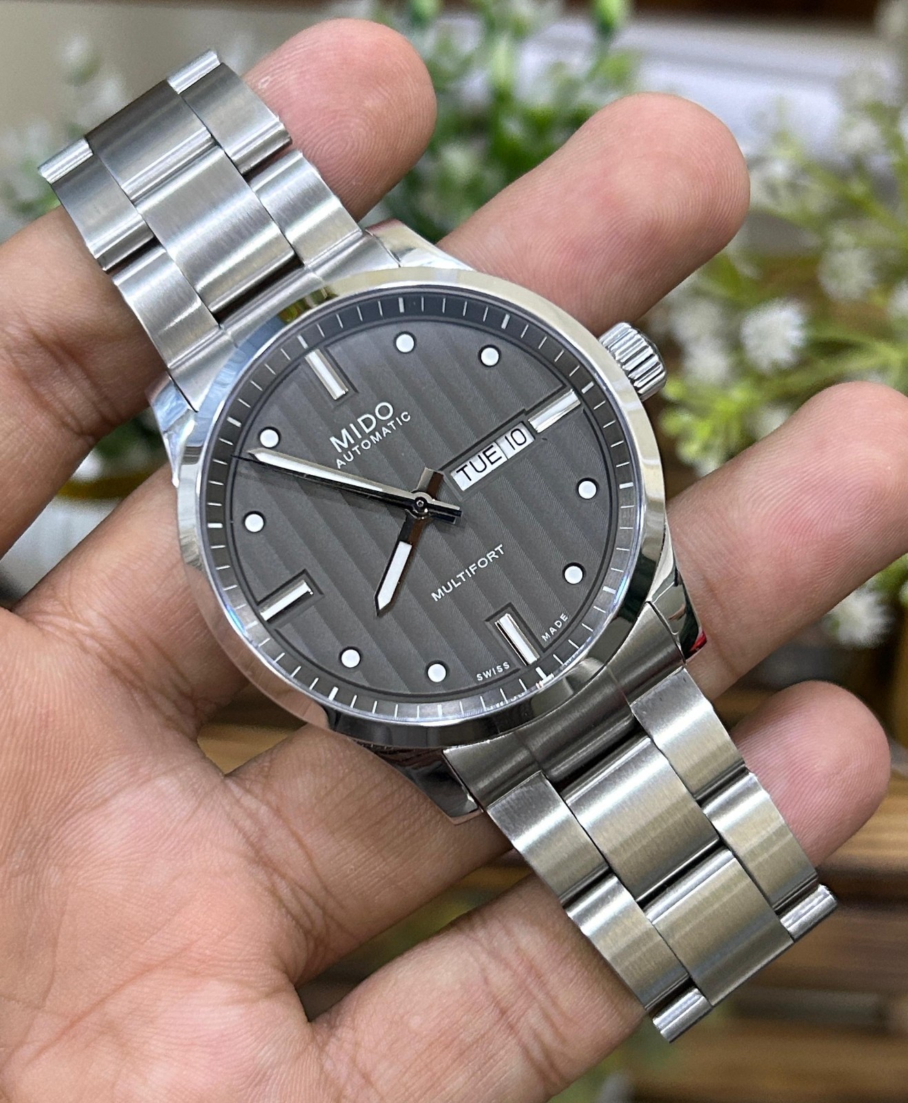 Mido Multifort Dark Gray Dial Automatic Swiss Men’s Watch, Cal-2846 ,25 Jewels