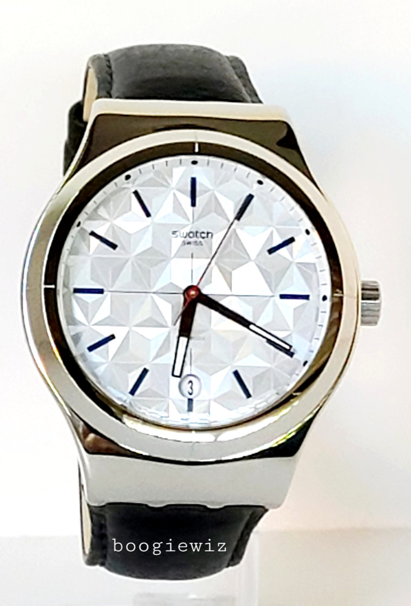 SWATCH, SWISS MADE AUTOMATIC, MEN’S SISTEM PUZZLE WATCH, YIS408 NIB