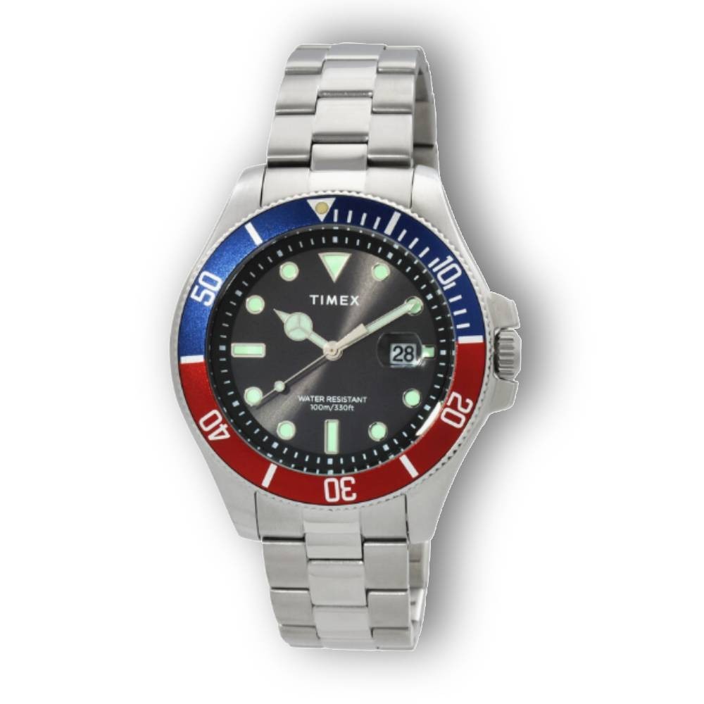 TIMEX TW2U71900 Harborside Coast Silver Tone Bracelet Watch