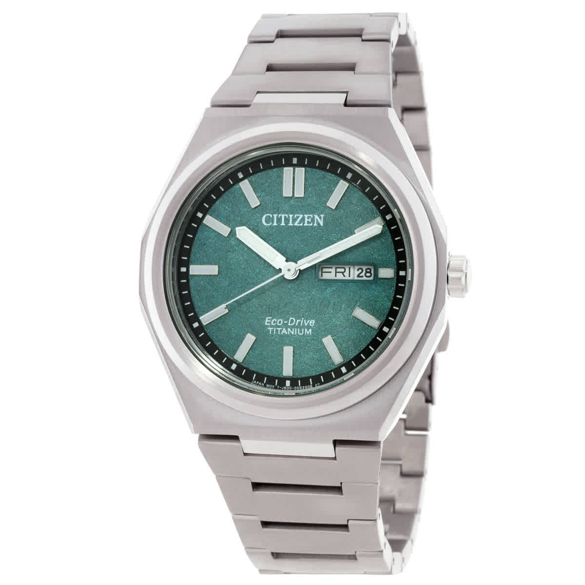 Citizen Zenshin Three-hand Green Dial Men’s Watch AW0130-85X