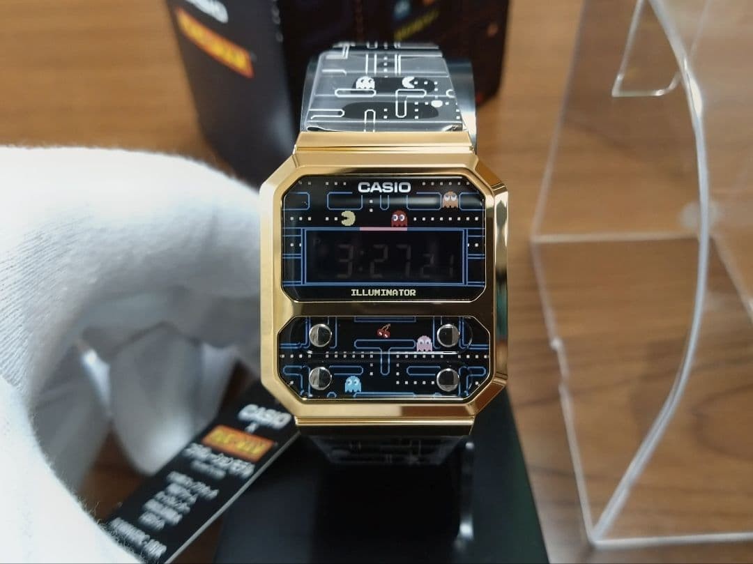 CASIO A100WEPC PAC-MAN COLLABORATION LIMITED EDITION RETRO DIGITAL WATCH