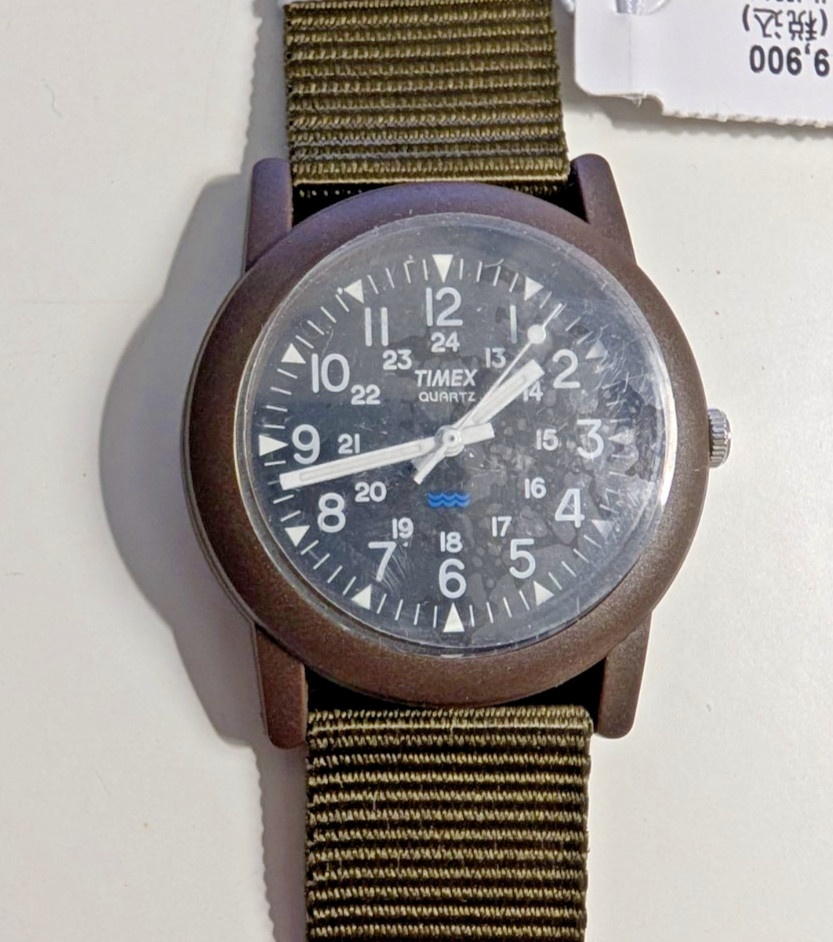 TIMEX T41711E EXPEDITION CAMPER GREEN NYLON STRAP MEN’S WATCH