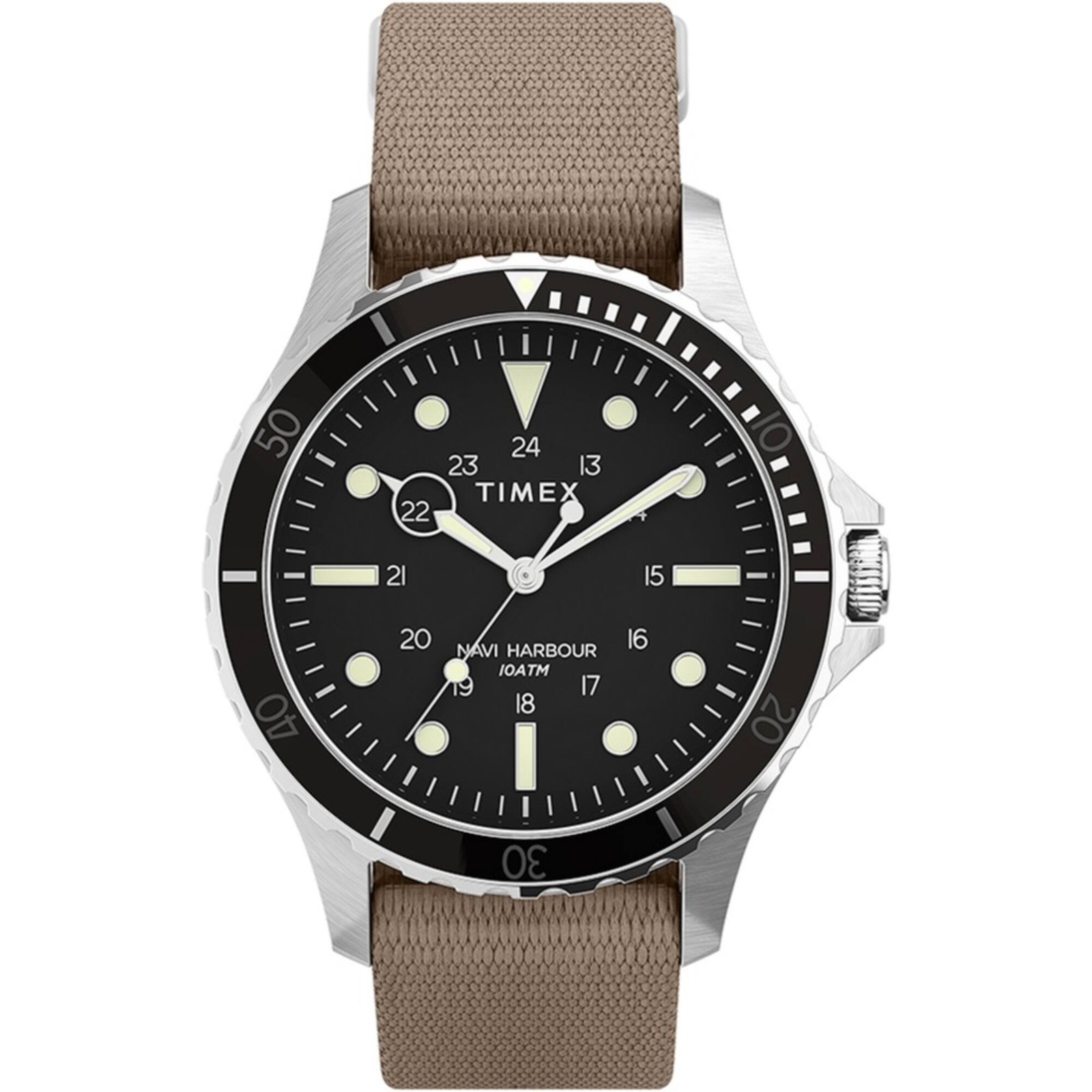 Timex Men’s Watch Navi XL Unidirectional Rotating Bezel Fabric Strap TW2U90000VQ