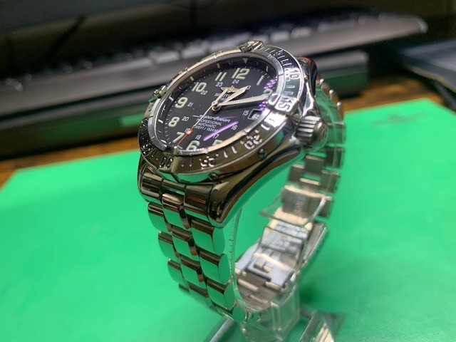 Breitling Superocean Professional Chronometer A17345 Black Dial