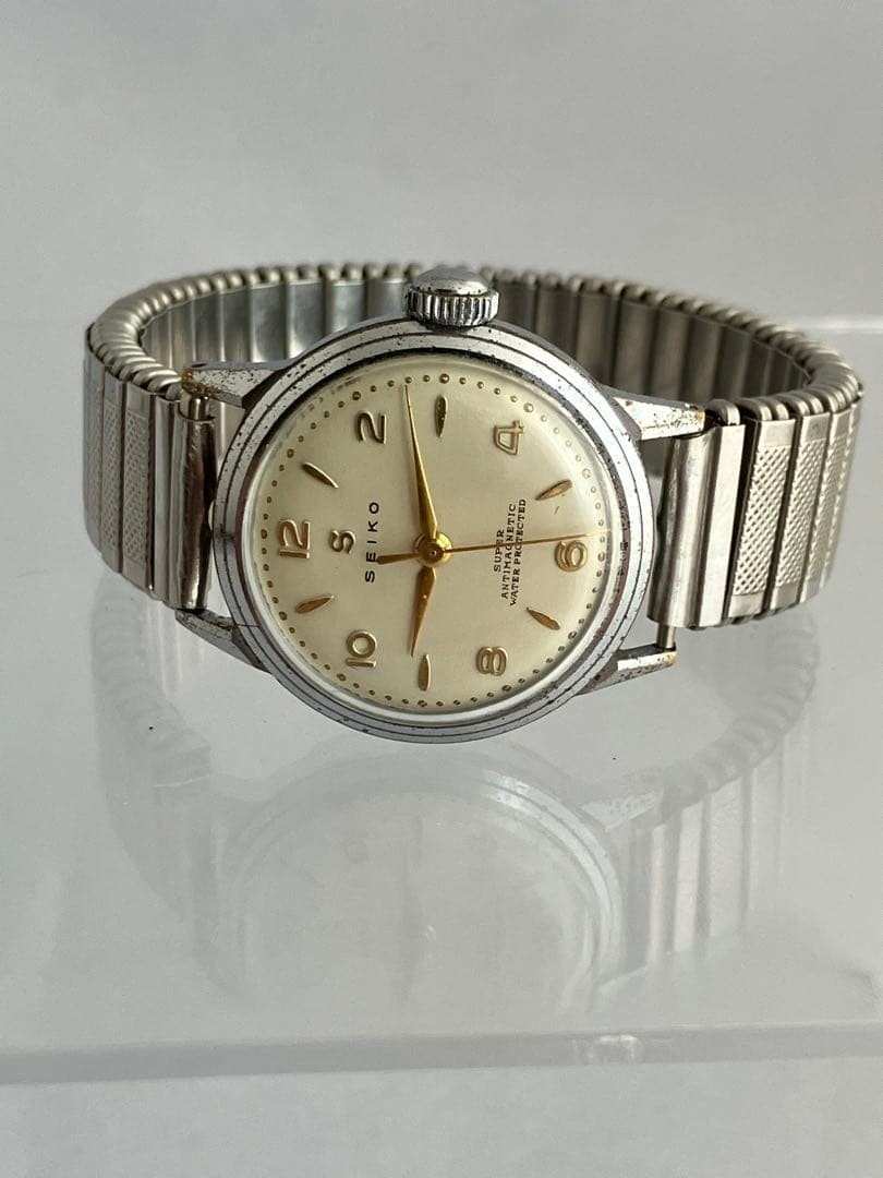 Seiko Super 1130 Watch Waterproof Case Working Expansion Band