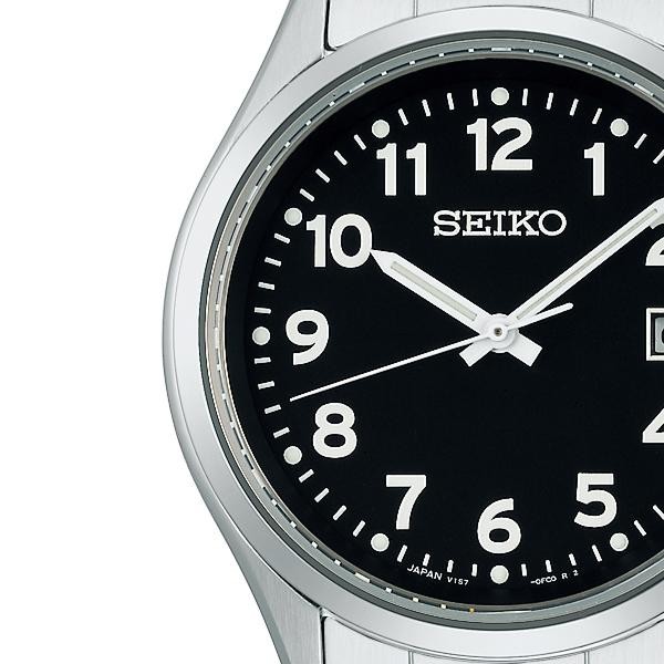 Seiko SBPX155 Selection Black Dial Solar Powered Sapphire Quartz Men’s Watch New