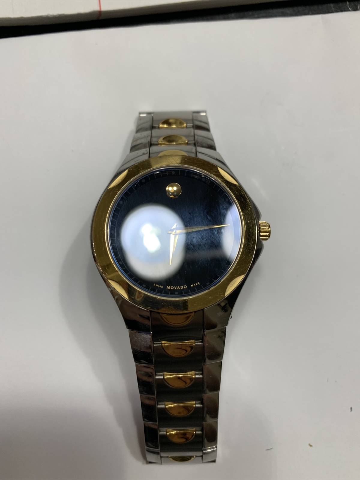 Movado Luno Sport Black Dial Two-tone Men’s Watch Model 81 G1 1853