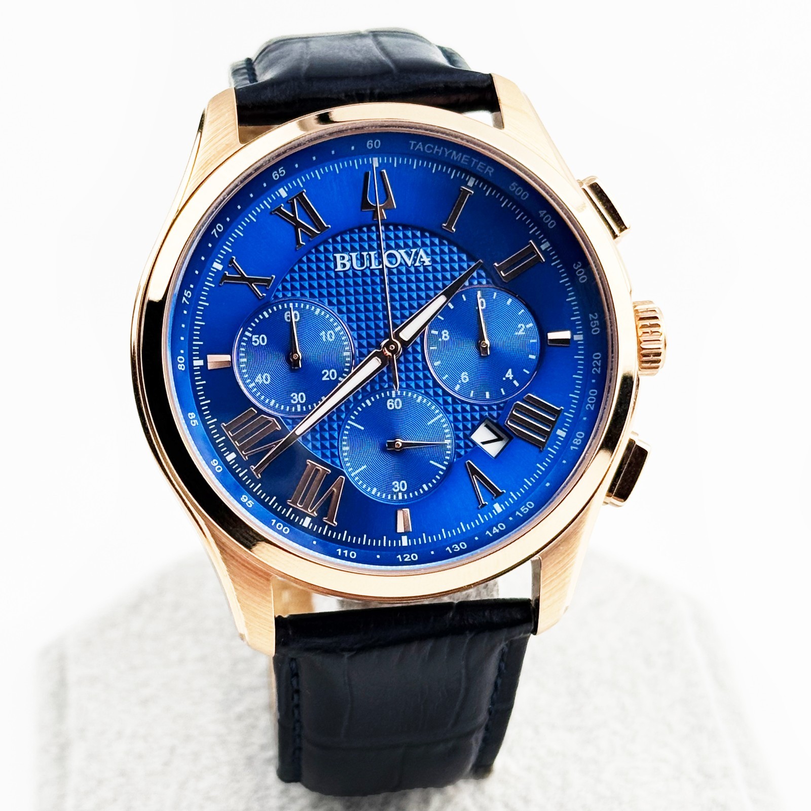 Bulova Classic Wilton Six Hand Quartz Chronograph Men’s Watch 46.5 mm 97B170