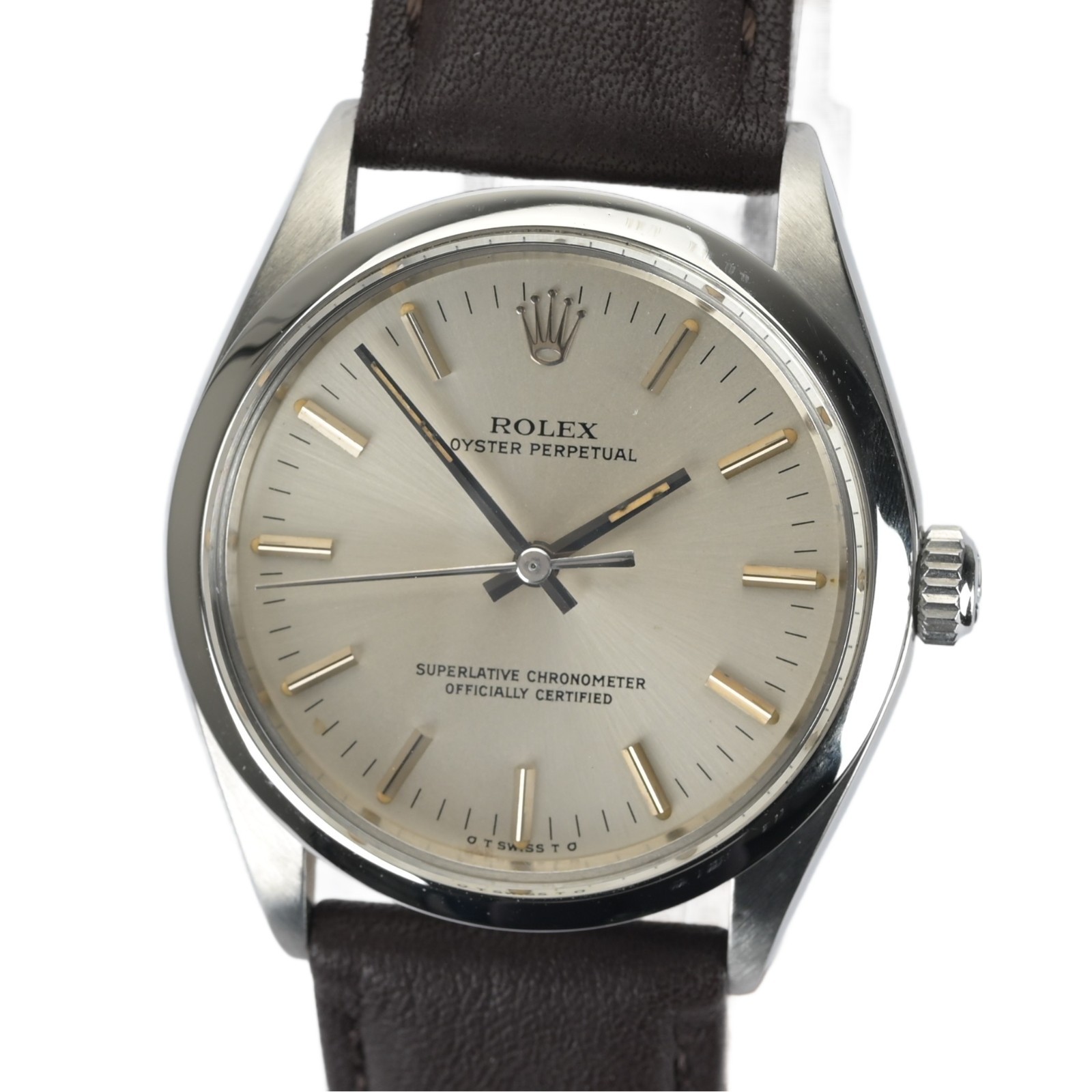Rolex Oyster Perpetual 1002 Automatic 34mm Steel Men’s Watch
