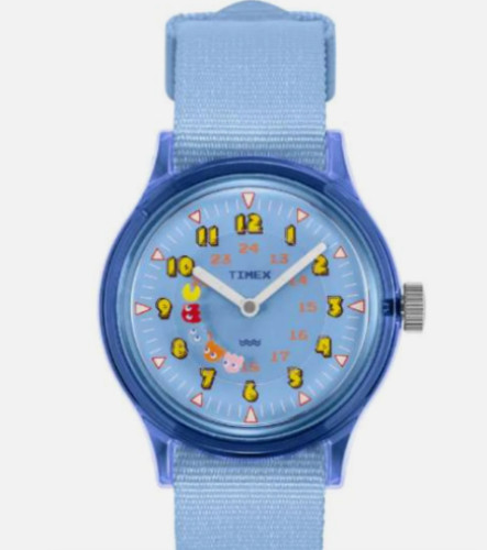 TW2V94000 PAC-MAN x TIMEX Collaboration Camper Wrist Watch pac man pacman Blue