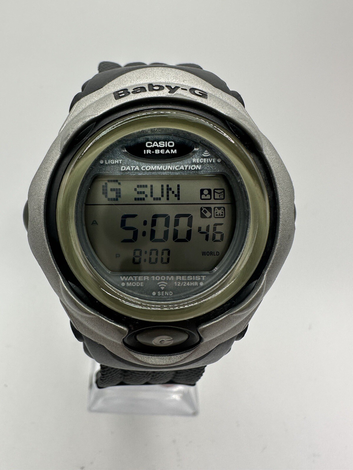 Casio Baby G Shock Wristwatch BGF-130 Alarm Digital IR-Beam 10ATM Black Unisex
