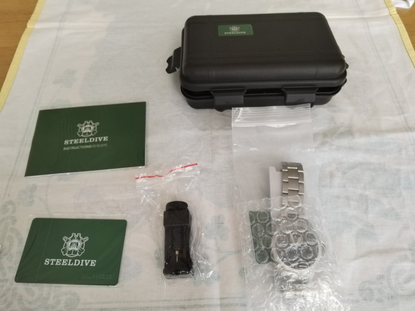 Steeldive – Steelflier Quartz Pilot Watch With Sapphire Crystal.