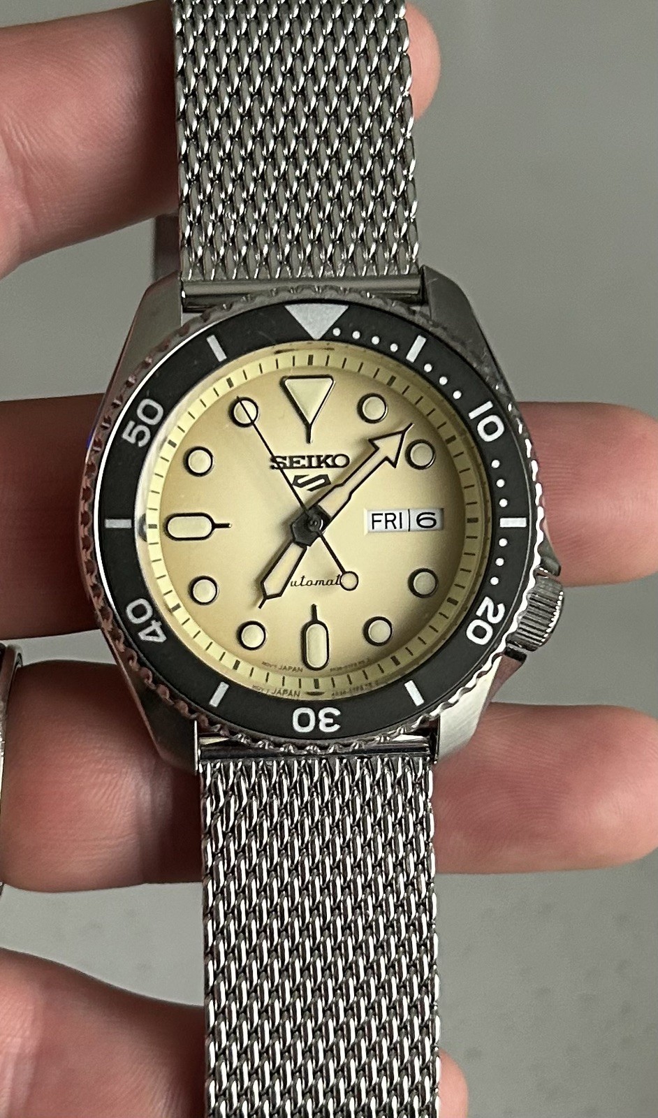 SUPER MINT – SEIKO SRPD67K1 (Cream Dial) Full Set – worn twice!