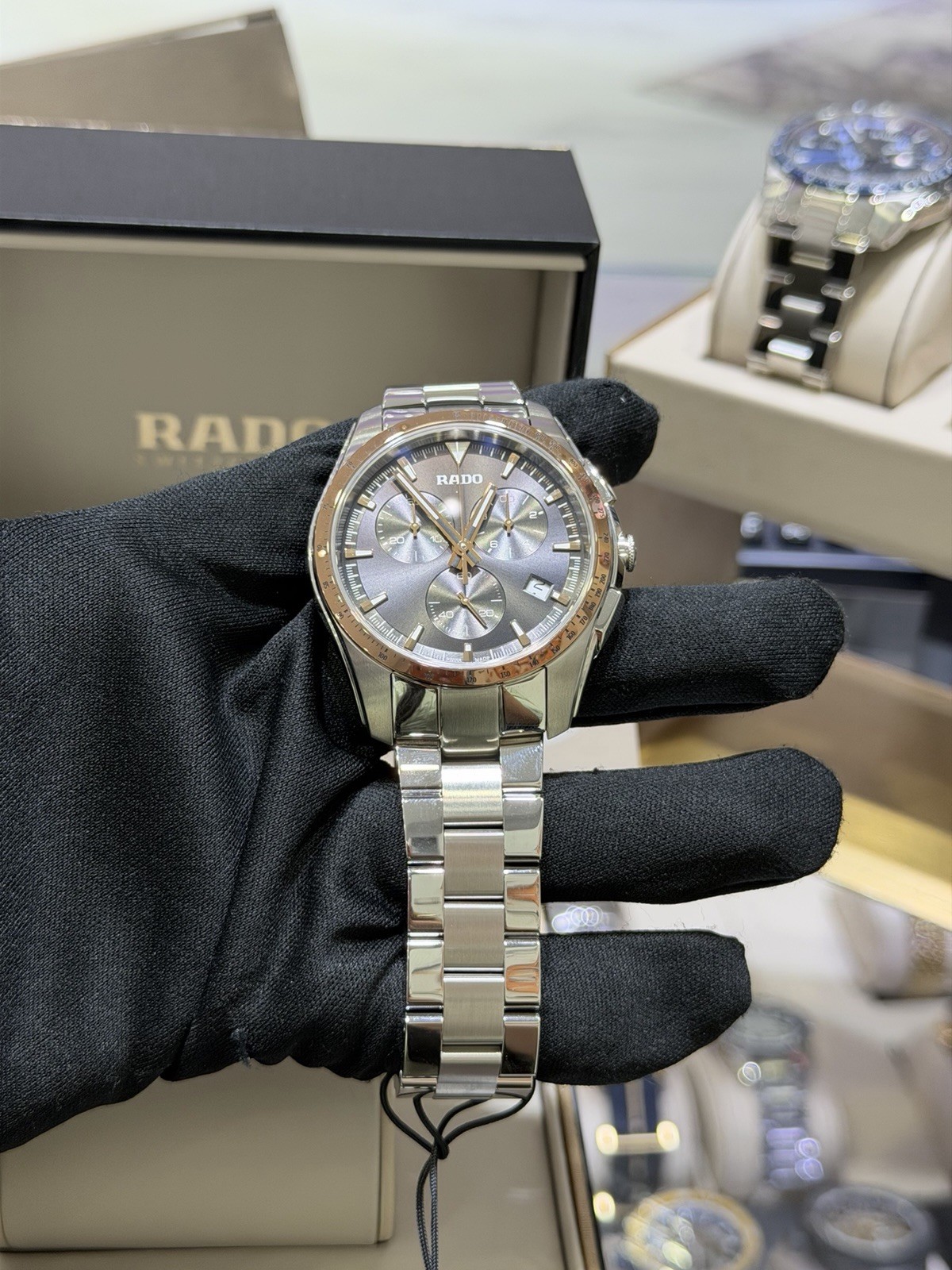 Rado HyperChrome Chronograph Grey Dial Men’s Watch R32259163