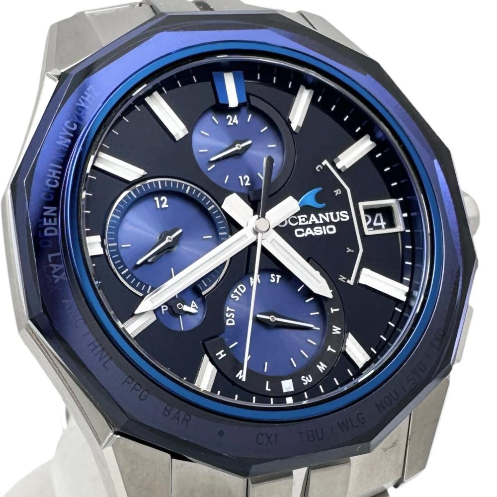 CASIO Oceanus Manta Date OCW-S6000-1AJf Watches titanium Solar Powered Radi…