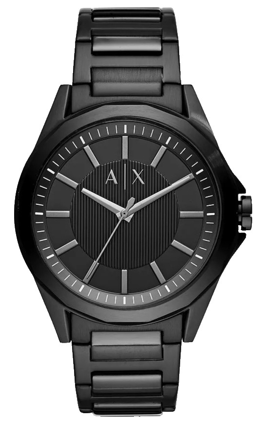 ARMANI EXCHANGE AX2620 BLACK DIAL STAINLESS STEEL BRACELET 44MM MENS WATCH