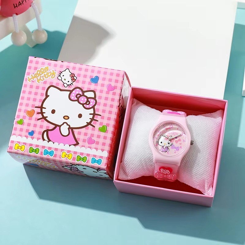 Girls Wrist watches with Anime Figures with Box