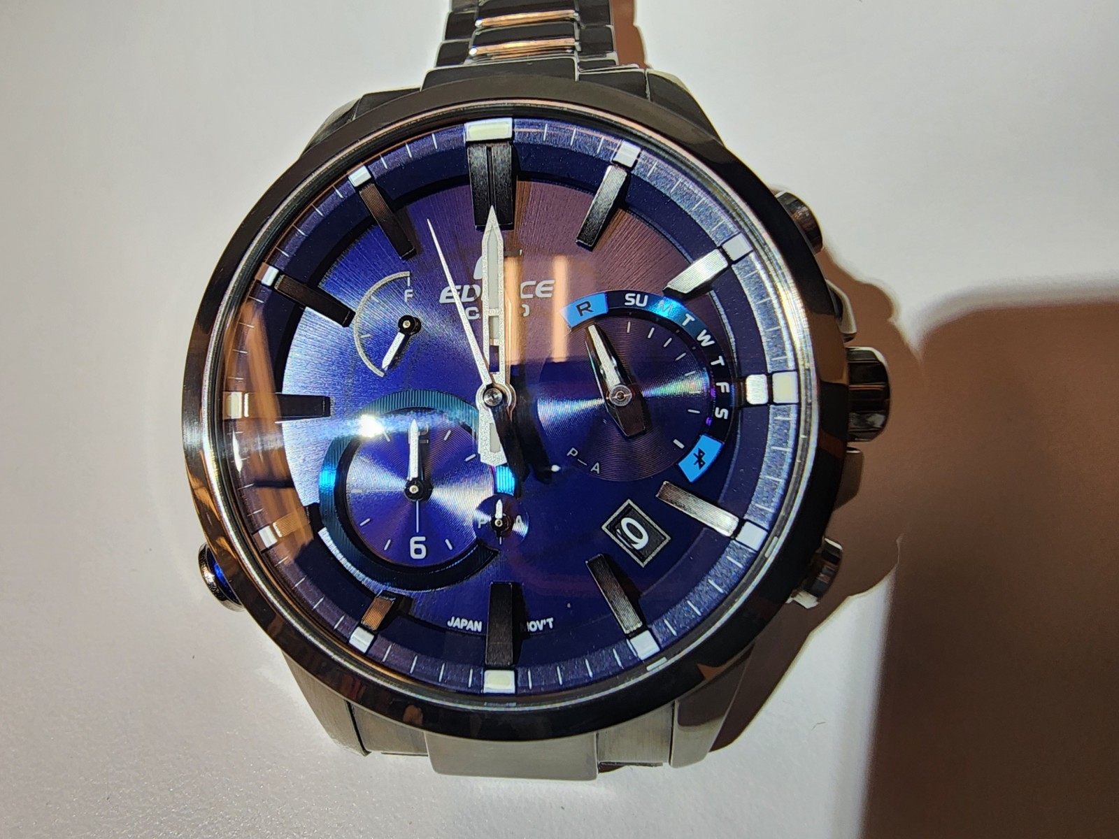 Casio Edifice EQB-700D-2A Tough Solar Bluetooth Men’s Watch – Blue Dial