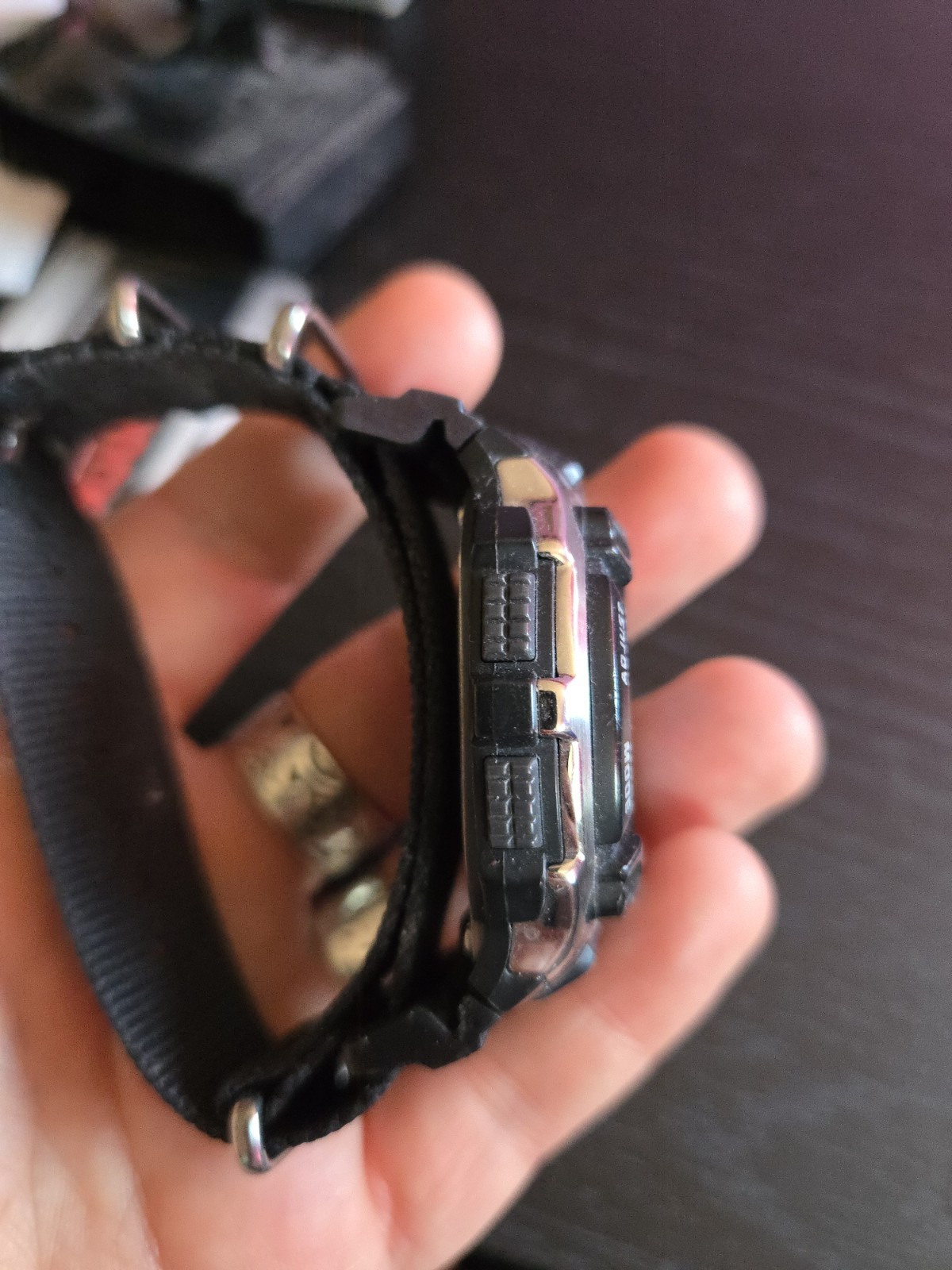 Casio Men’s Wave Ceptor with aftermarket adaptors and bonus nato strap