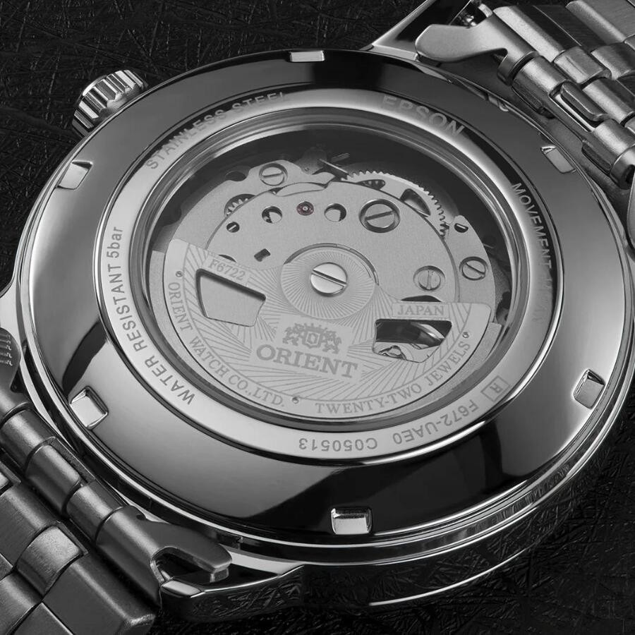 Orient RN-AC0F02S Contemporary Automatic Men’s Watch Silver New