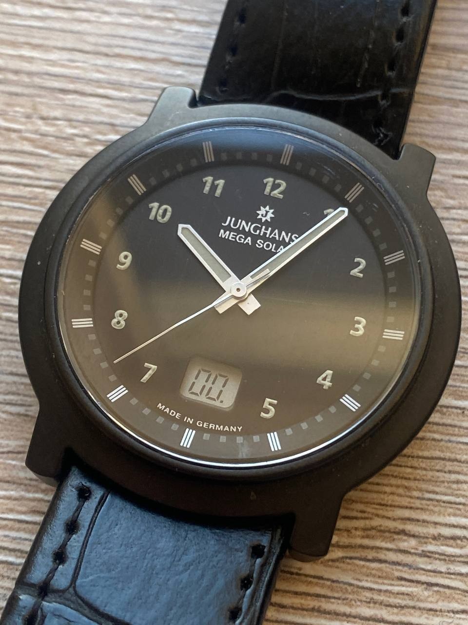Junghans mega solar wristwatch