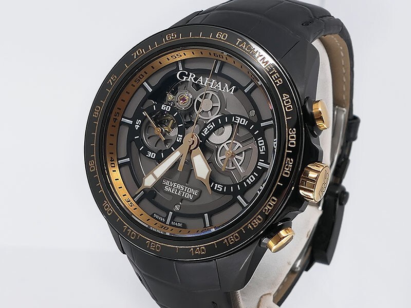 Graham Silverstone RS Skeleton 2STAZ.B12A 18k Rose Gold/DLC 46mm $20,210