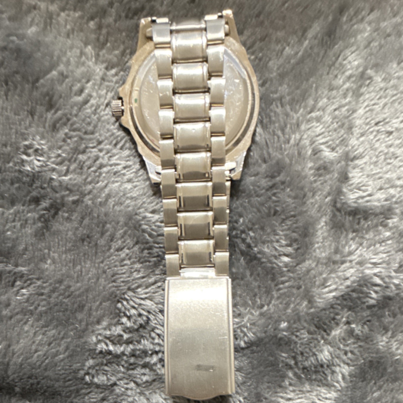 Analog Wristwatch Celestial Multicolor Dial Silver Metal Band Unisex Bracelet