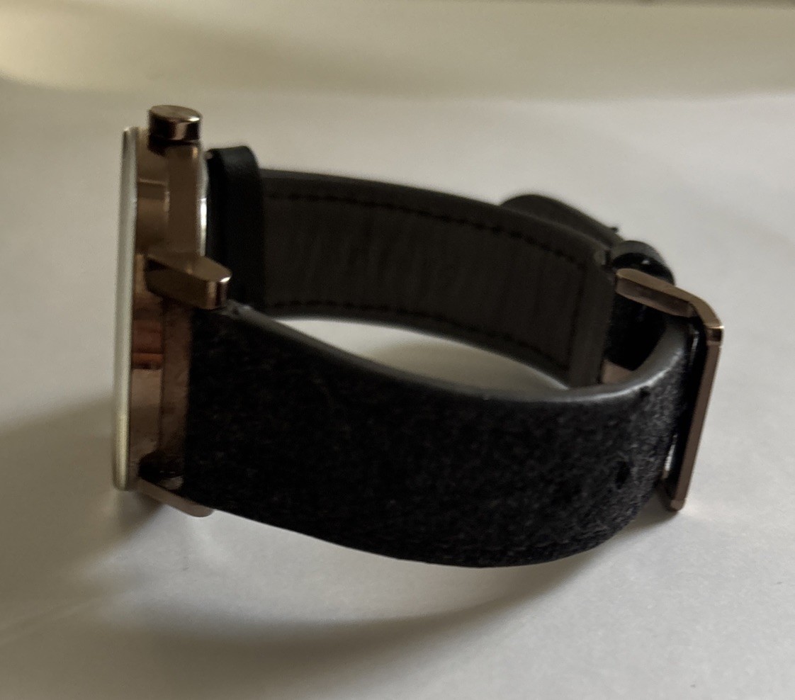 Movado Bold Bronze Ion-Plated Stainless Steel Fabric Leather Men’s Watch