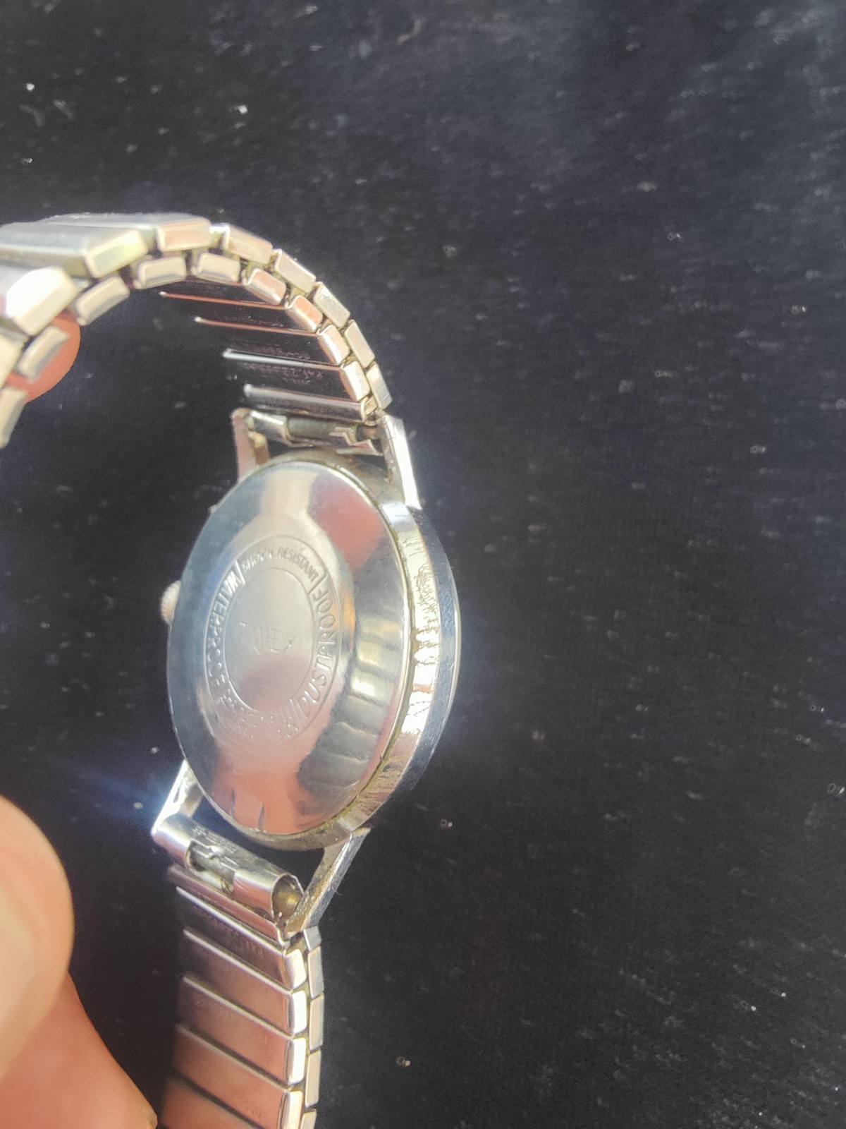 Timex Marlin 1969 Silver Tone Silver Dial Mens Vintage 1960s Mechanical Handwind