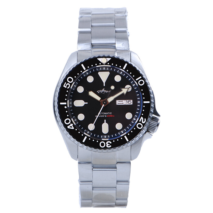 Heimdallr Sharkey SKX Day Date Sunburst Dial NH36A Automatic 200M Diver Watch C3