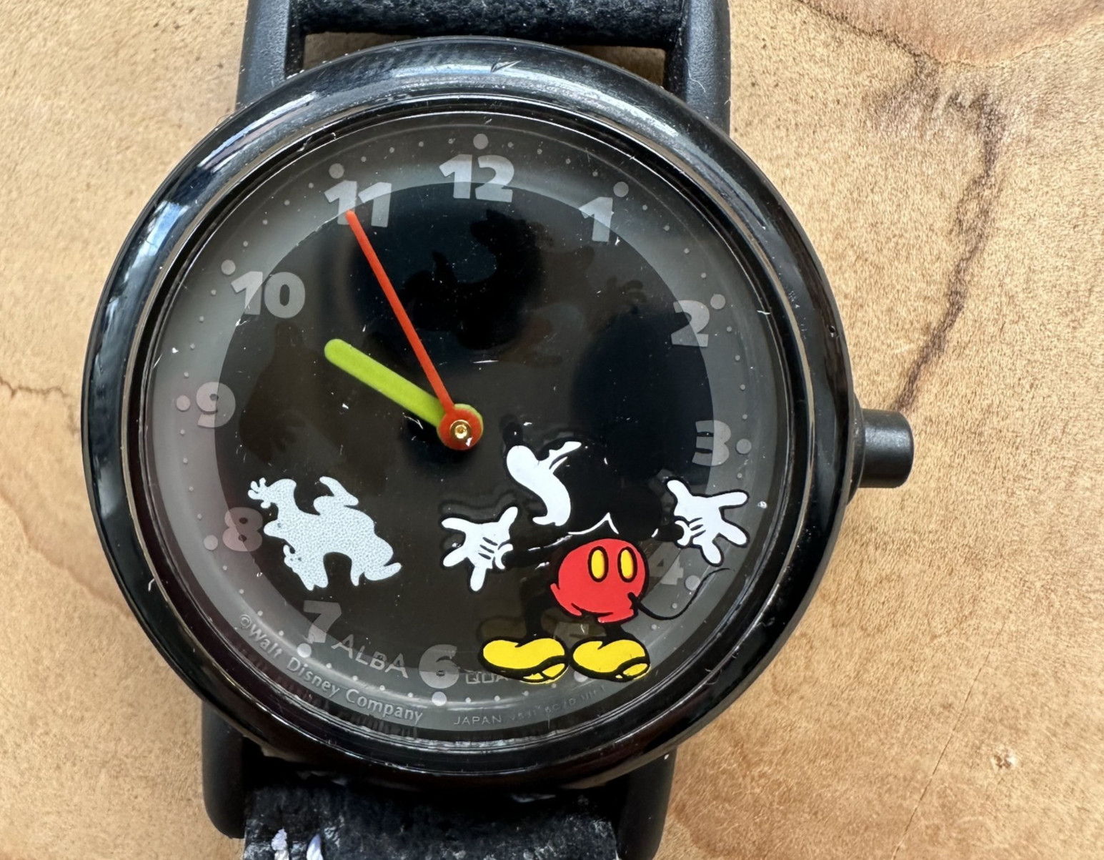 SEIKO ALBA Disney Mickey Mouse Ghost Watch ACBL065 Deadstock Japan