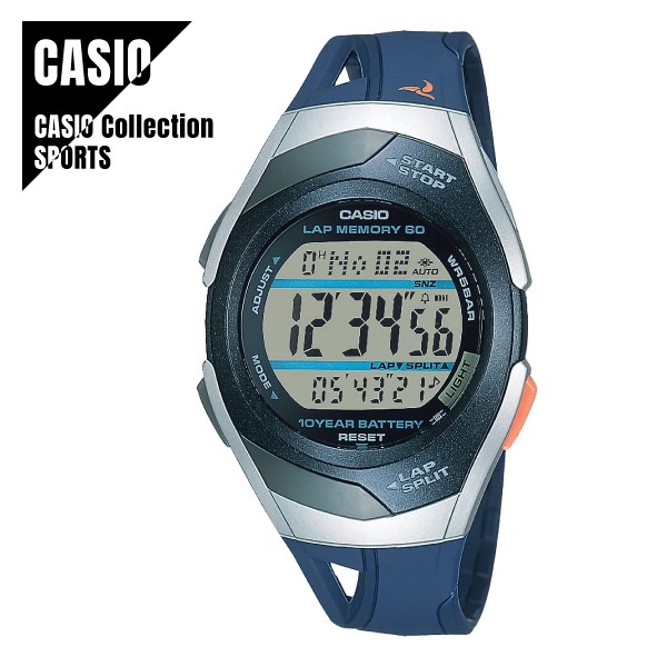 CASIO Phys Fizz STR-300J-2AJH Running Watch Gray Blue Unisex