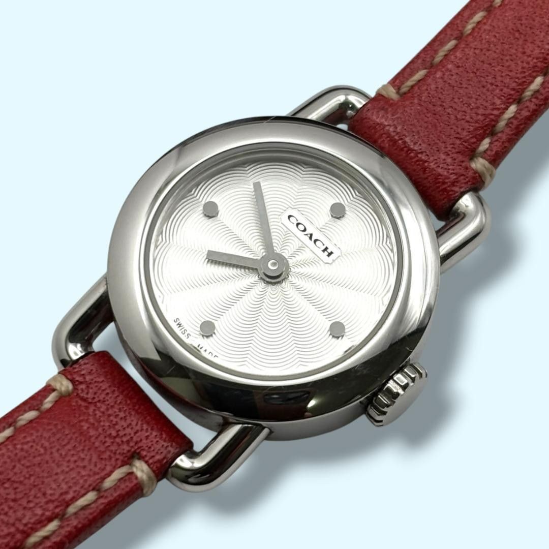 Condition Running Coach Ladies Wristwatch Waterproof Silver Dial Quartz