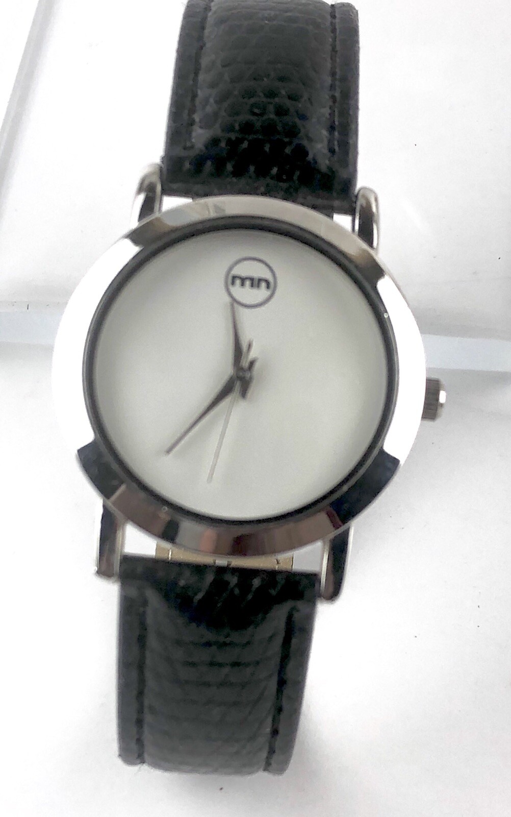 Mark Naimer Celebrity Couples Watch Set Black Leather Strap